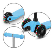Kidwell UNO 3-Wheel Balance Scooter with LED Wheels – Blue | Ages 3+ image 7