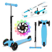 Kidwell UNO 3-Wheel Balance Scooter with LED Wheels – Blue | Ages 3+ image 3