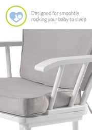 Hart Nursing Rocking Chair - White/Grey image 3