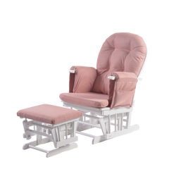 Haywood Reclining Glider Chair with Footstool