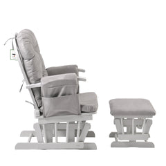 Haywood Reclining Glider Chair with Footstool
