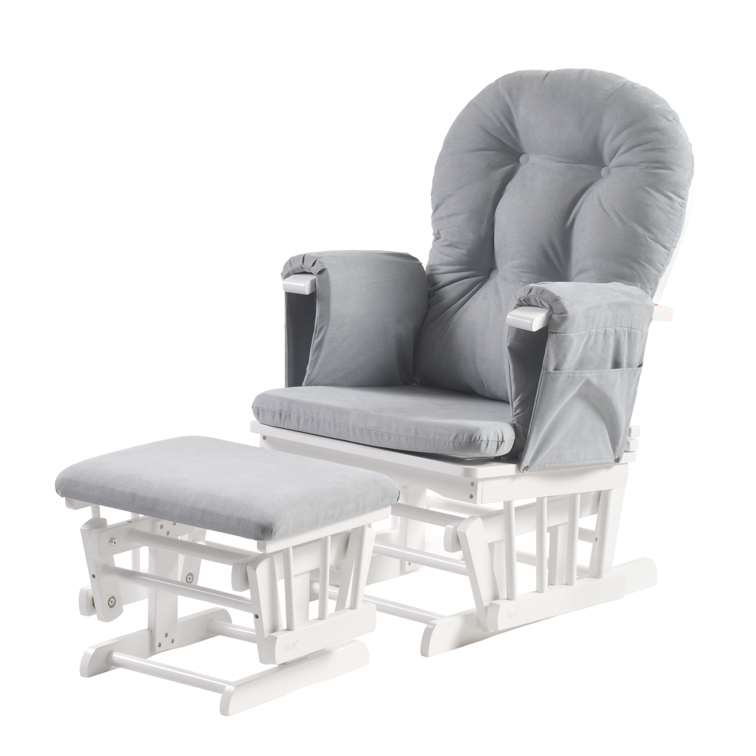 Haywood Reclining Glider Chair with Footstool