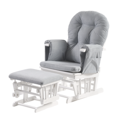 Haywood Reclining Glider Chair with Footstool