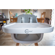 Callowesse Elata 3-In-1 Scandi Wooden Highchair – Grey image 9