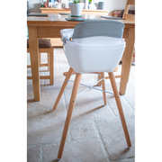 Callowesse Elata 3-In-1 Scandi Wooden Highchair – Grey image 11
