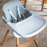 Callowesse Elata 3-In-1 Scandi Wooden Highchair – Grey image 13