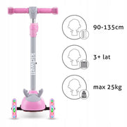 Kidwell ZOOCAR Deer 3-Wheel Balance Scooter with LED Wheels – Ages 3+ image 5