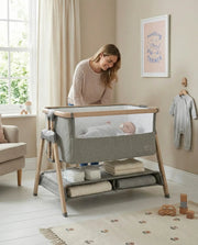Sona Bedside & Co-Sleeping Crib - Grey image 1