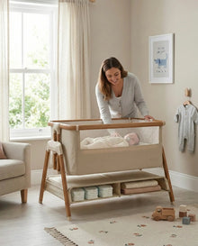 Sona Bedside & Co-Sleeping Crib Beige