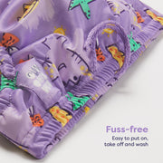 Reusable Swim Complete 4 Piece Set in Purple Stingray image 3