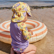 Reusable Swim Complete 4 Piece Set in Purple Stingray image 7