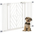 PawHut Pressure Fit Baby Safety Gate – 74–100cm, White