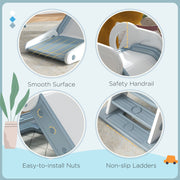 AIYAPLAY Foldable Kids Slide, Freestanding Baby Slide, for Ages 1.5-3 Years, Grey & Beige image 7