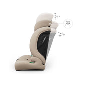 Kinderkraft Comfort Up 2 Plus Group 1/2/3 i-Size Car Seat - Beige image 4