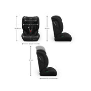 Kinderkraft Comfort Up 2 Plus Group 1/2/3 i-Size Car Seat - Black image 11