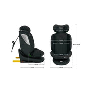 Kinderkraft I-Grow 2 Plus Group 0+/1/2/3 i-Size Car Seat - Black image 6