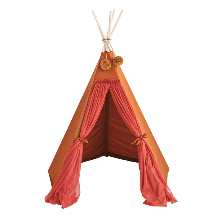 MINICAMP Fairy Kids Play Tent with Tulle – Cognac