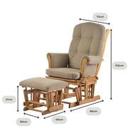 Kielder Nursing Chair and Footstool image 7