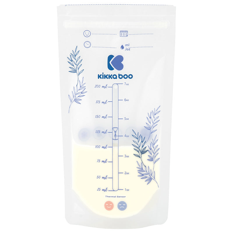 Kikka Boo Milk Storage Bags with Temperature Sensor – 25 Pack