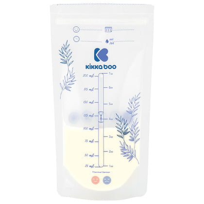 Kikka Boo Milk Storage Bags with Temperature Sensor – 25 Pack