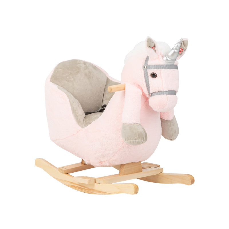 Kikka Boo Pink Unicorn Rocking Toy with Sound