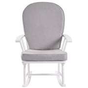 Hart Nursing Rocking Chair - White/Grey image 7