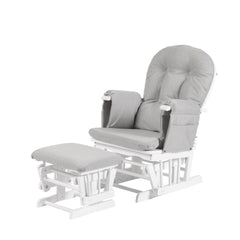 Haywood Reclining Glider Chair with Footstool