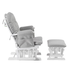Haywood Reclining Glider Chair with Footstool