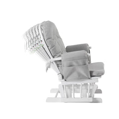 Haywood Reclining Glider Chair with Footstool