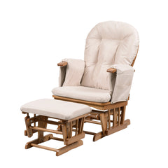 Haywood Reclining Glider Chair with Footstool