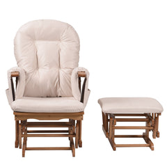 Haywood Reclining Glider Chair with Footstool