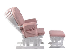 Haywood Reclining Glider Chair with Footstool