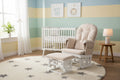 Haywood Reclining Glider Chair with Footstool