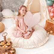 MINICAMP Large Floor Cushion with Ruffled Edges image 2