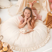 MINICAMP Large Floor Cushion with Ruffled Edges image 4