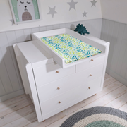 Callowesse Soft Foam Baby Changing Mat - Pastel Leaves image 2