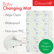 Callowesse Soft Foam Baby Changing Mat - Pastel Leaves image 4