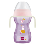 MAM Fun To Drink Cup & Glow with Handles Pink 270ml image 1