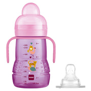 MAM Trainer Cup 2 in 1 Pink 220ml image 1
