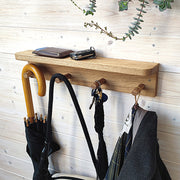MINICAMP Floating Kids Bookshelf with Coat Hooks image 5