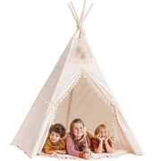 MINICAMP Extra Large Indoor Teepee Tent with Tassels image 1