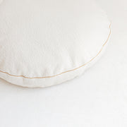 MINICAMP Boucle Fabric Kids Floor Cushion in Ecru image 6