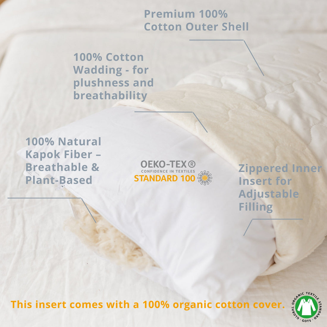MINICAMP C-Shape Full Body Support Pillow