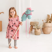 MINICAMP Unicorn Hobby Horse Stick Toy in Turquoise image 3