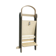 MamaToyz Folding Montessori Learning Tower – Natural Beech Wood | Dark Grey image 12