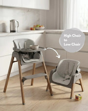 Neyo 2-in-1 High Chair - Grey image 3