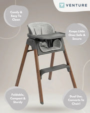 Neyo 2-in-1 High Chair - Grey image 8