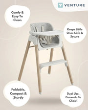 Neyo 2-in-1 High Chair - White image 8