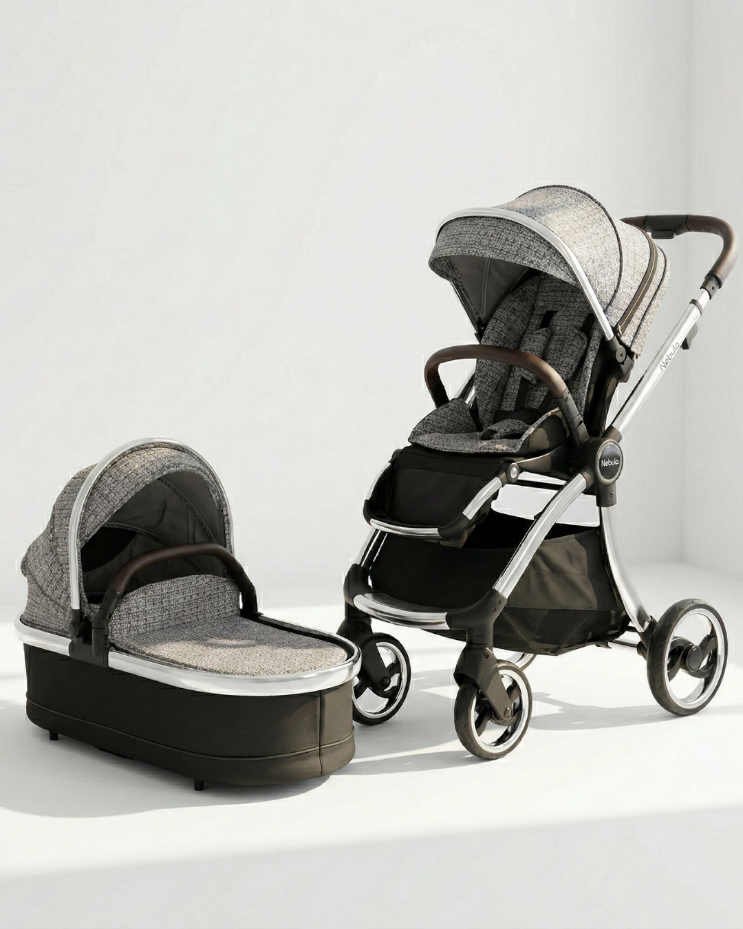 Nebula Pushchair Bundle – 5 Piece Set – Paris Signature