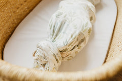 Copper Pearl Knitted Swaddle Blanket Rex